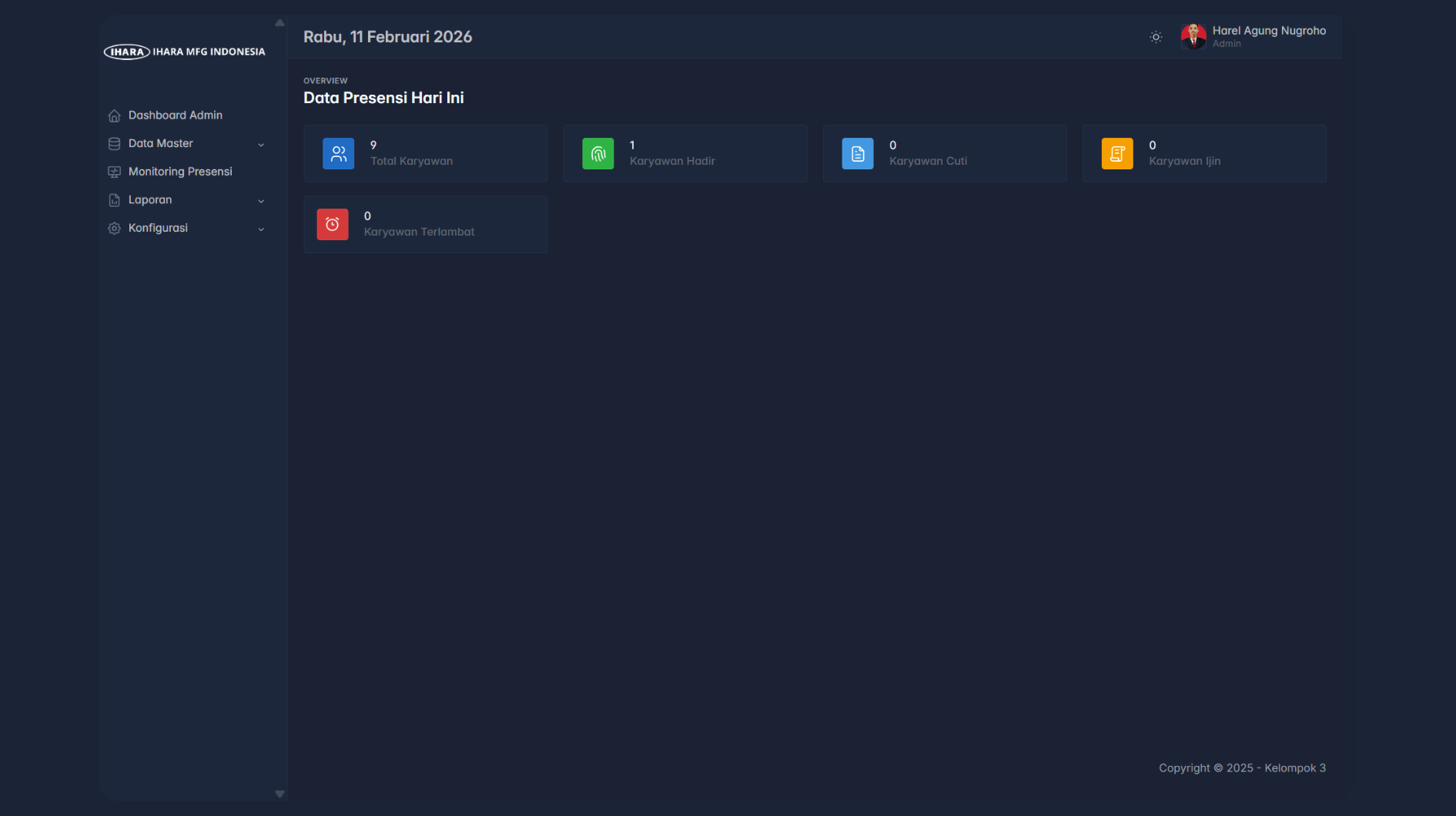 Admin Dashboard