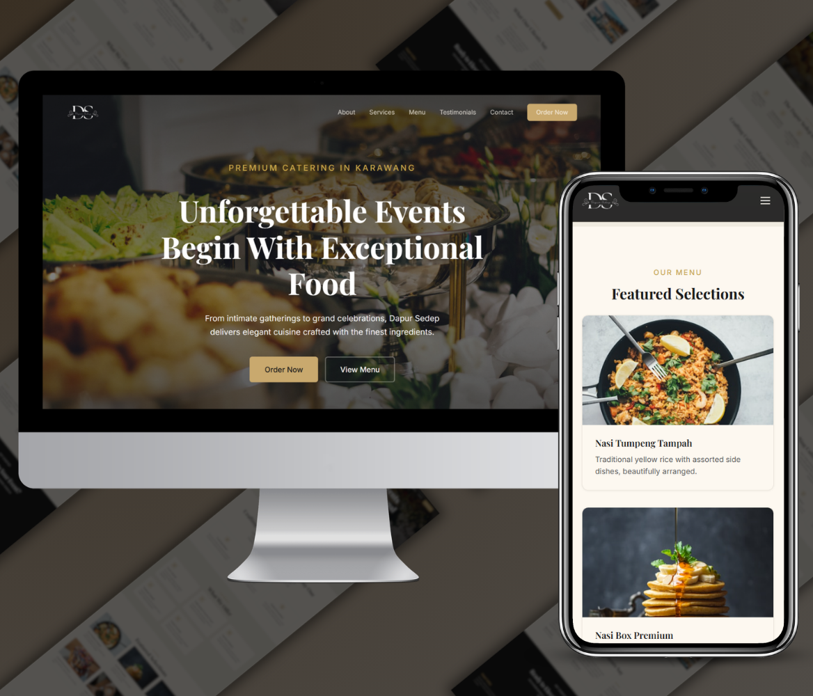 Elegance Catering Website