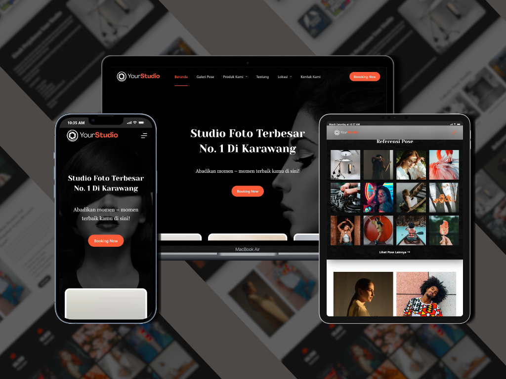 Photo Studio Gallery Website